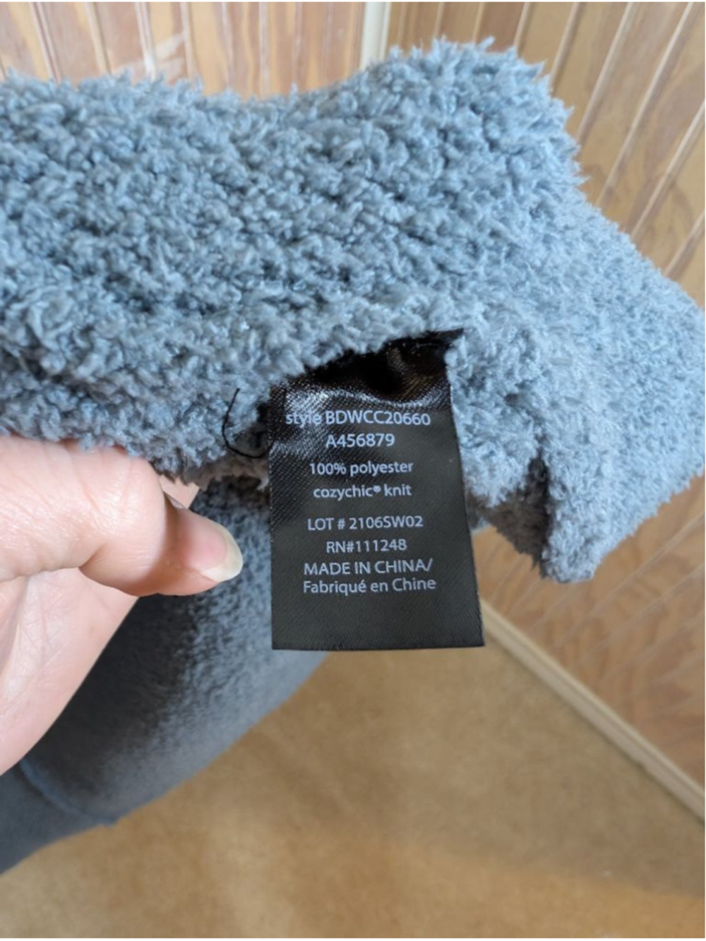NWOT Barefoot Dreams Cozy Chic Hooded Blue Long Coatigan 3X - Picture 4 of 7